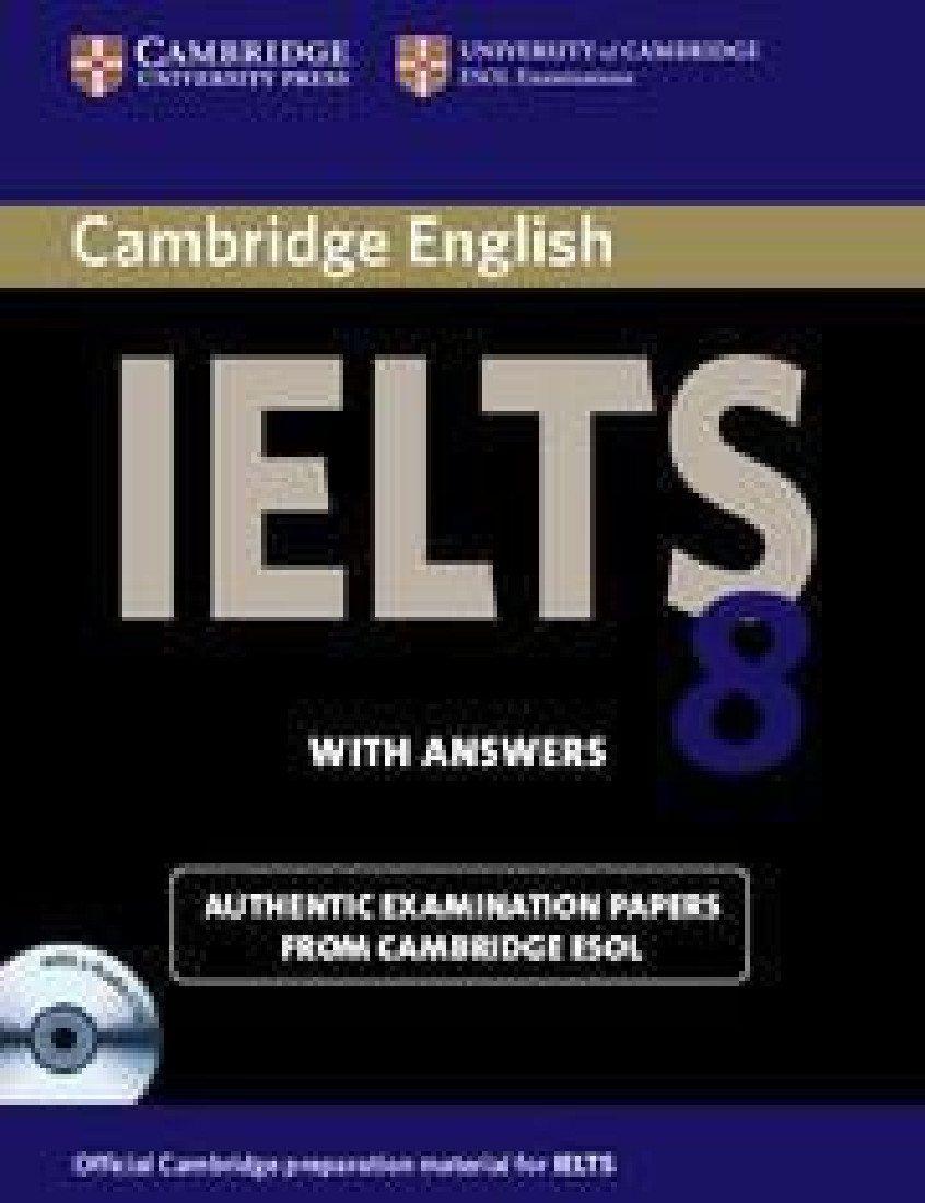 IELTS 8 PRACTICE TESTS SELF-STUDY PACK (BOOK+ANSWERS+CD)