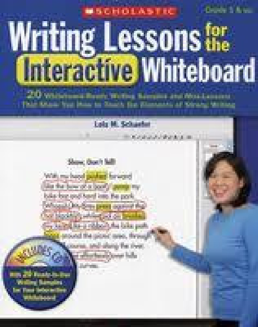 WRITING LESSONS FOR THE INTERACTIVE WHITEBOARD (+ CD) (20 whiteboard - ready writing samples and min