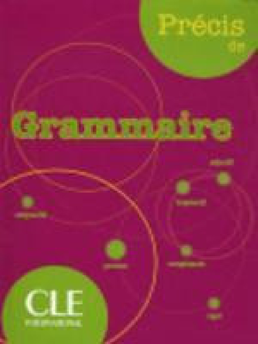 PRECIS DE GRAMMAIRE