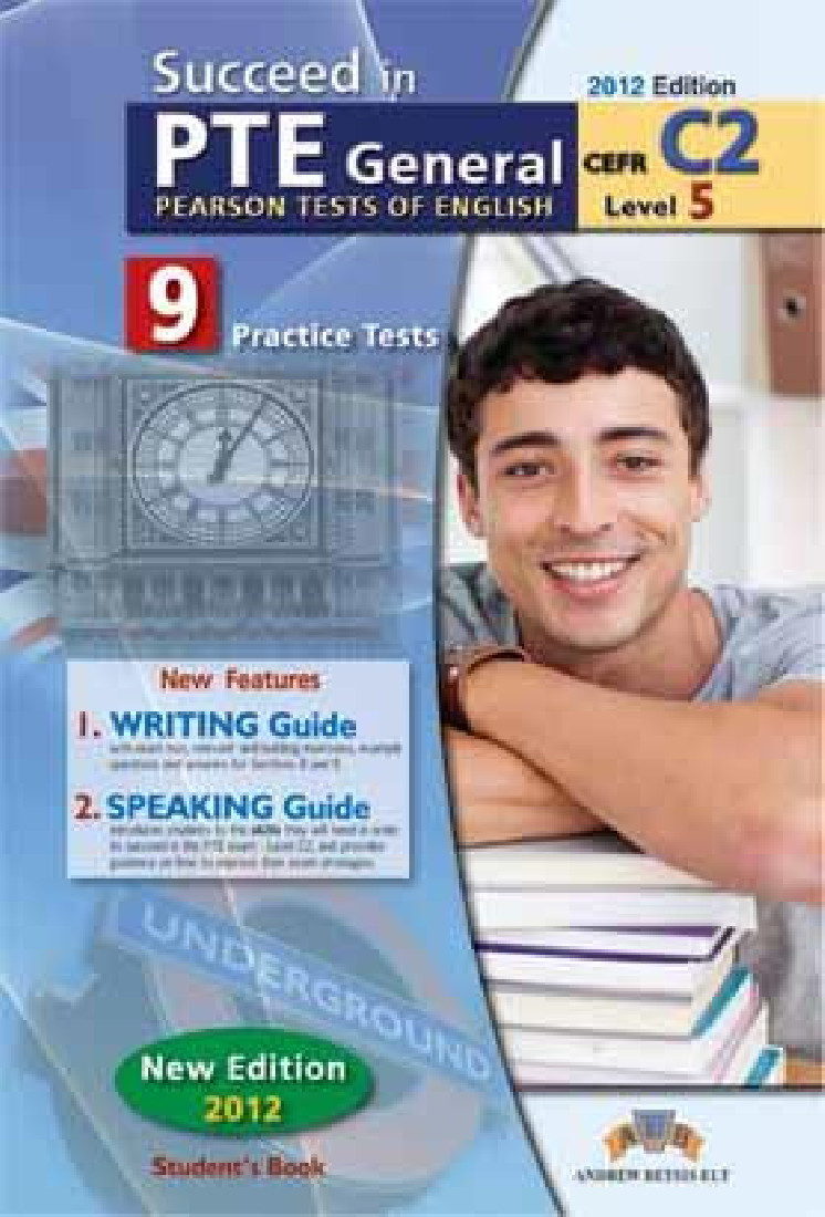 SUCCEED IN PTE GENERAL C2 (LEVEL 5) 9 PRACTICE TESTS STUDENTS BOOK