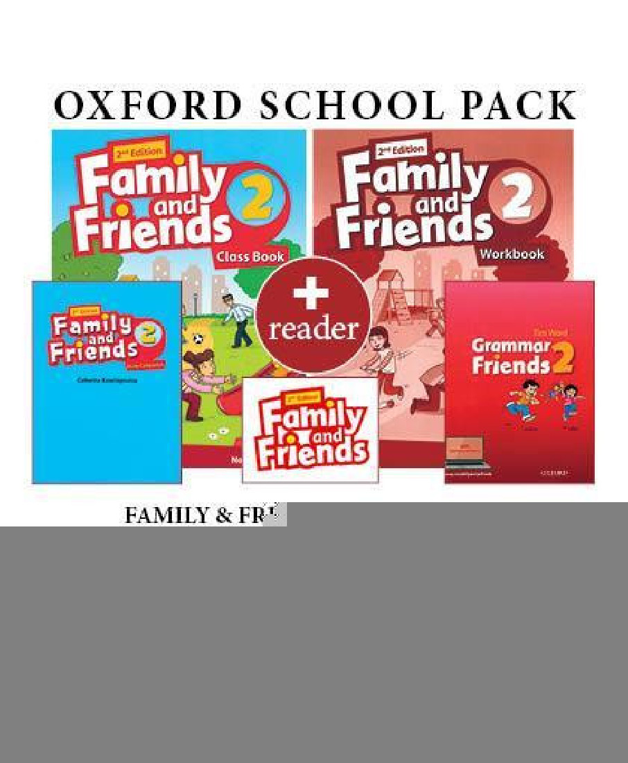 FAMILY AND FRIENDS 2 MAXI PACK (SB + WB + COMPANION + GRAMMAR FRIENDS 2 SB + WEBSITE+ READER) - 02368 2ND ED