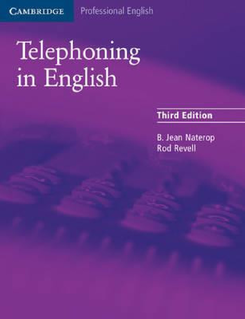 TELEPHONING IN ENGLISH SB 3RD ED