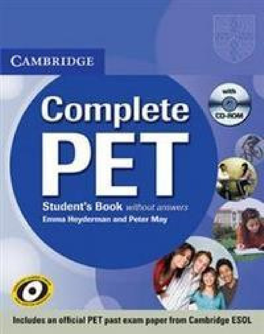 COMPLETE PET STUDENTS BOOK (WITHOUT ANSWERS+CD-ROM)