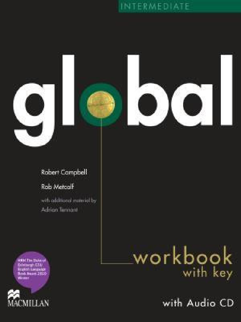 GLOBAL INTERMEDIATE WORKBOOK WITH KEY (+CD)