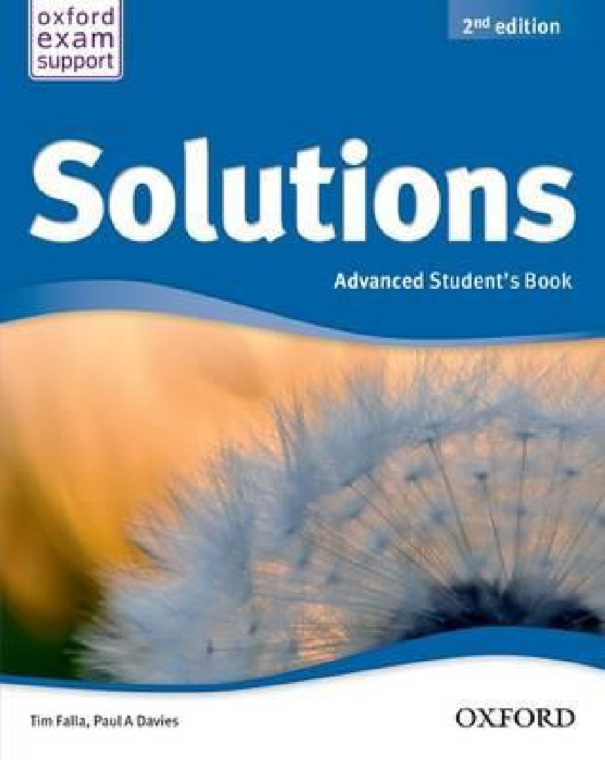 SOLUTIONS 2ND EDITIONS ADVANCED STUDENTS BOOK