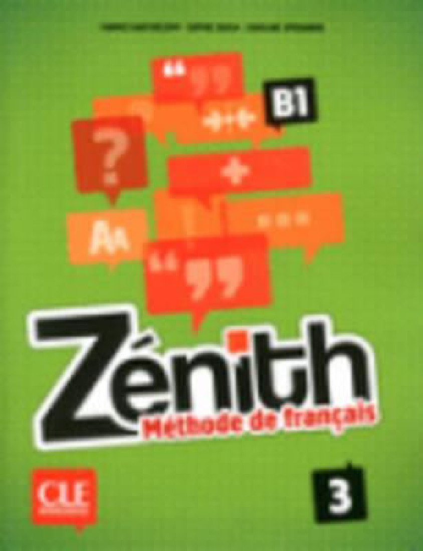 ZENITH 3 B1 METHODE (+ DVD-ROM)