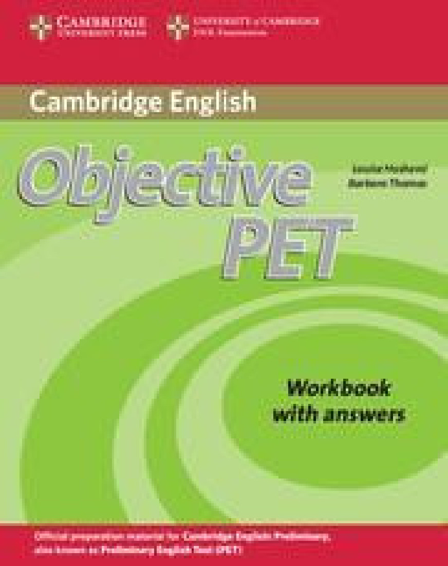 OBJECTIVE 2ND PET WORKBOOK WITH ANSWERS