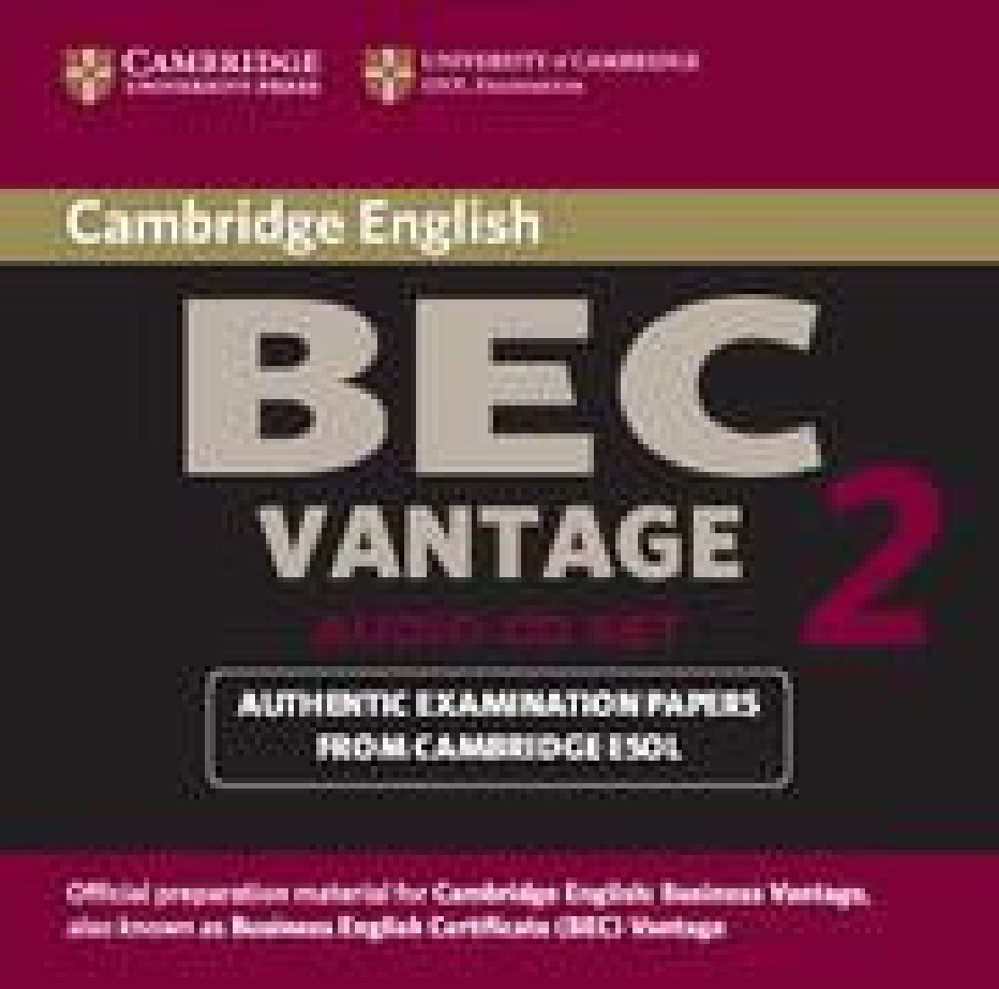CAMBRIDGE BEC 2 VANTAGE CDS (2)