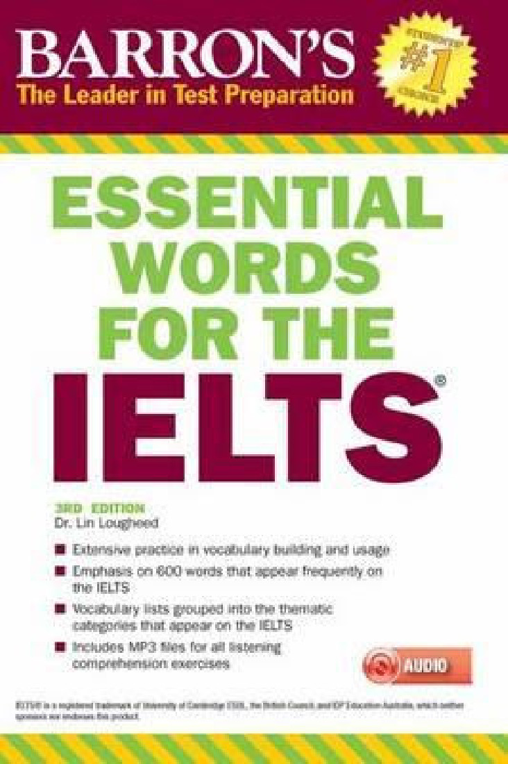 BARRONS ESSENTIAL WORDS FOR THE IELTS ( + MP3 Pack) 3RD ED PB