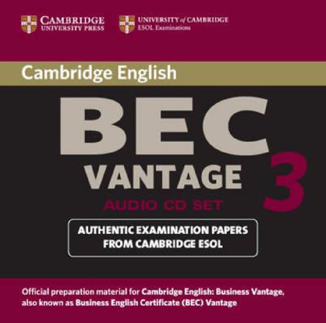 CAMBRIDGE BEC 3 VANTAGE CDs (2)