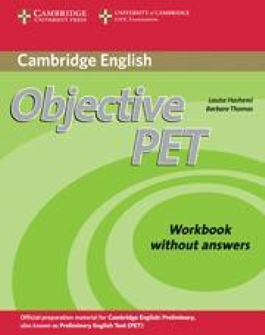 OBJECTIVE 2ND PET WORKBOOK WITHOUT ANSWERS