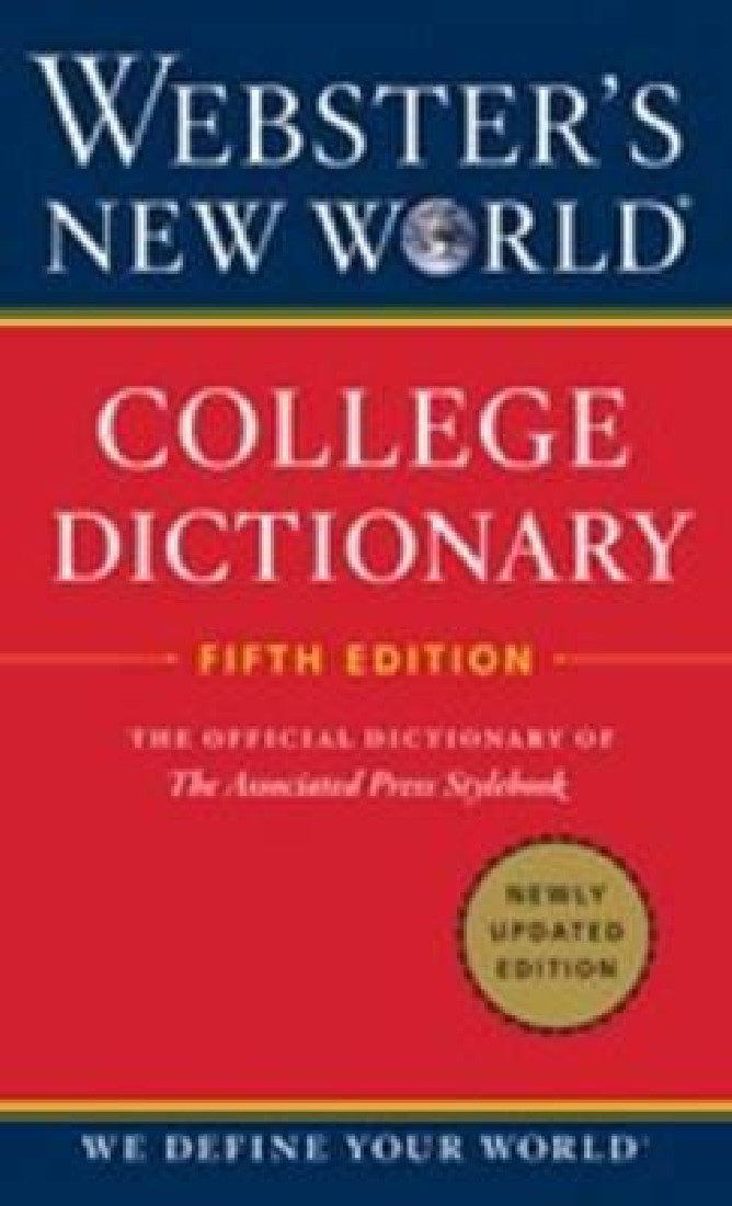 WEBSTERS NEW WORLD COLLEGE DICTIONARY  PB