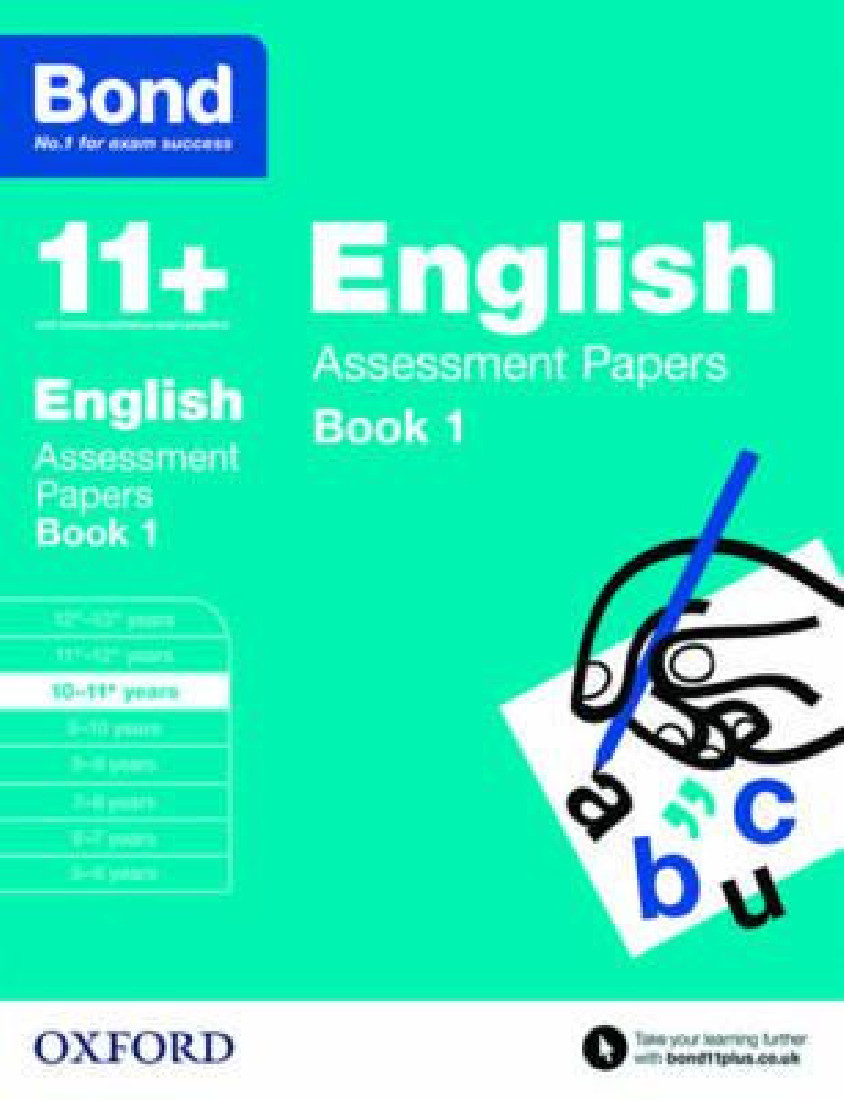 BOND 11+ ENGLISH ASSESSMENT PAPERS BOOK 1
