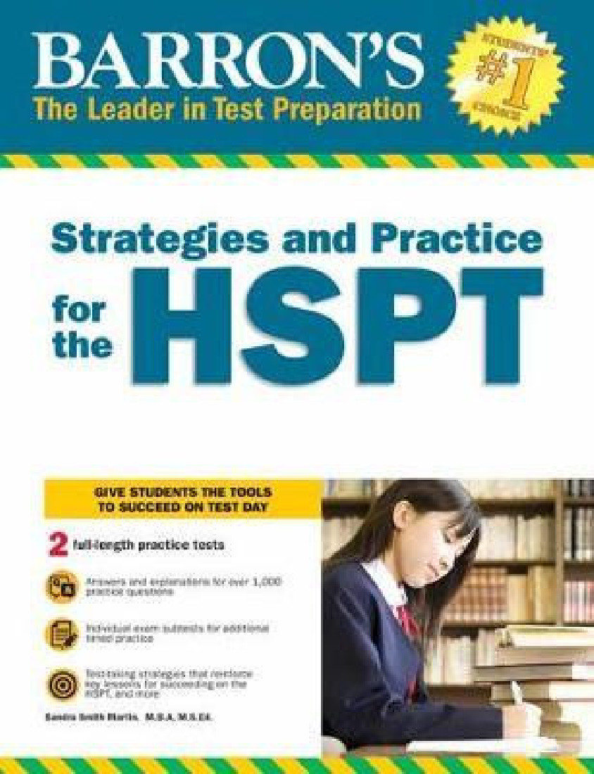 BARRONS STRATEGIES AND PRACTIVE FOR THE HSPT