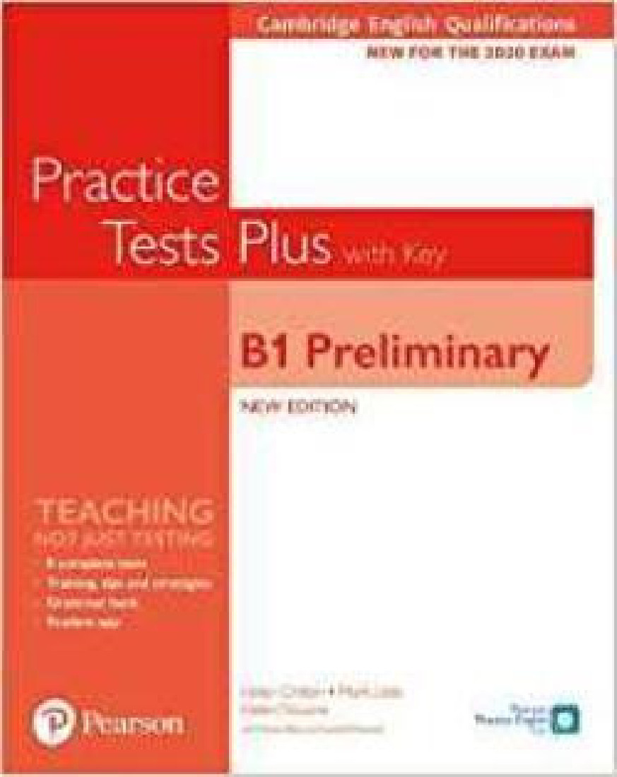 PET PRACTICE TESTS PLUS FOR 2020 EXAMS SB WITH KEY