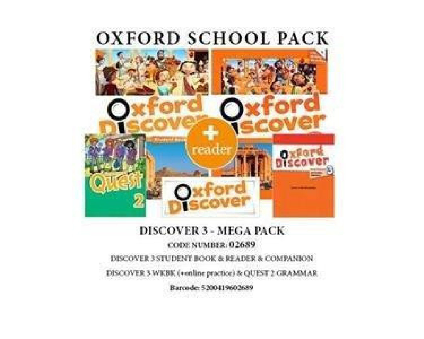 OXFORD DISCOVER 3 PACK MEGA - 02689