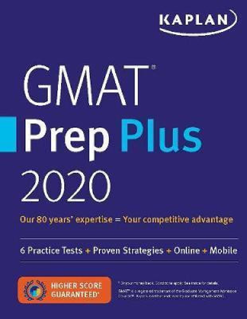 GMAT PREP 2020 PRACTICE TESTS