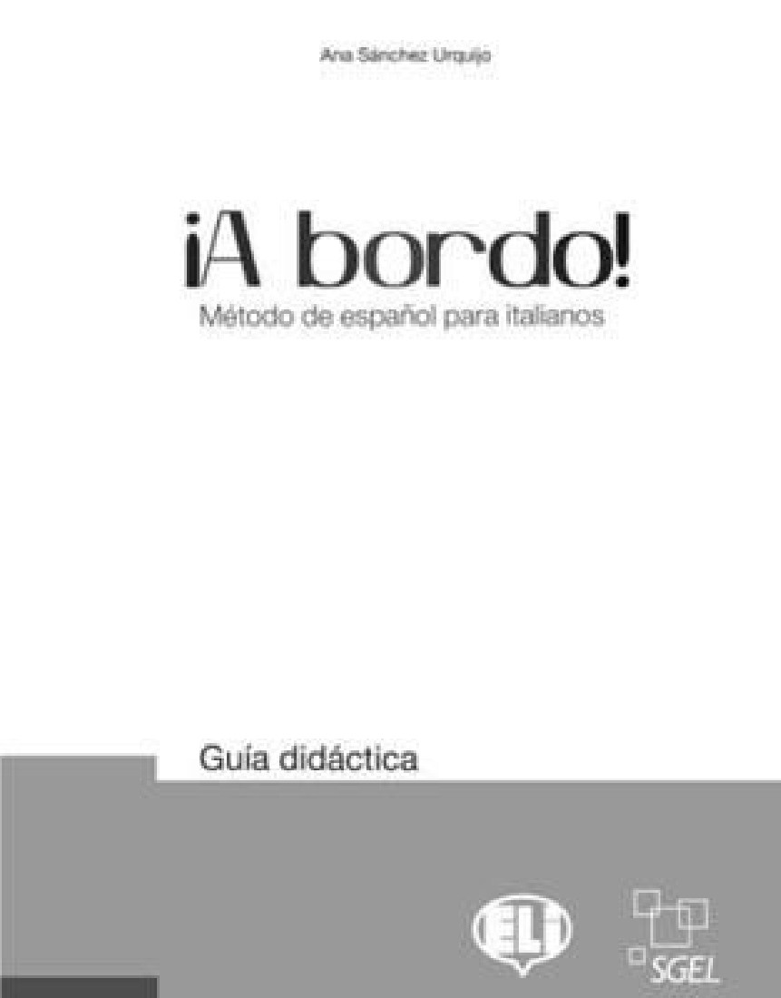 A BORDO! GUIA DIDACTICA (+ CD (4))