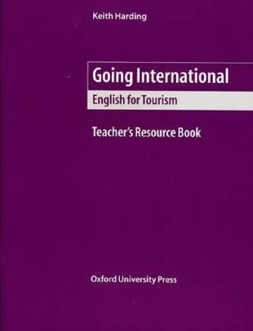 GOING INTERNATIONAL TCHRS (ENGLISH FOR TOURISM)