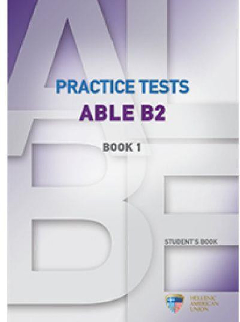 PRACTICE TESTS ABLE B2 1 SB