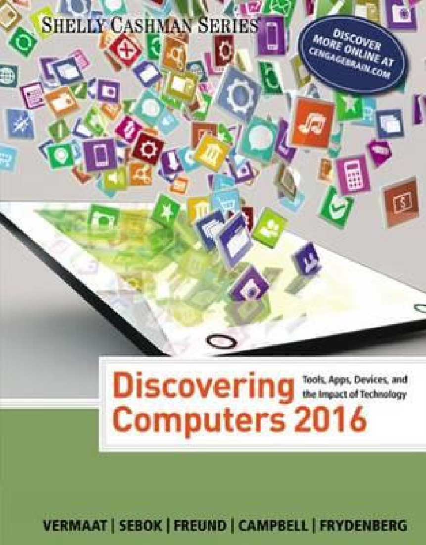 DISCOVERING COMPUTERS 2016 (SHELLY CASHMAN)  PB