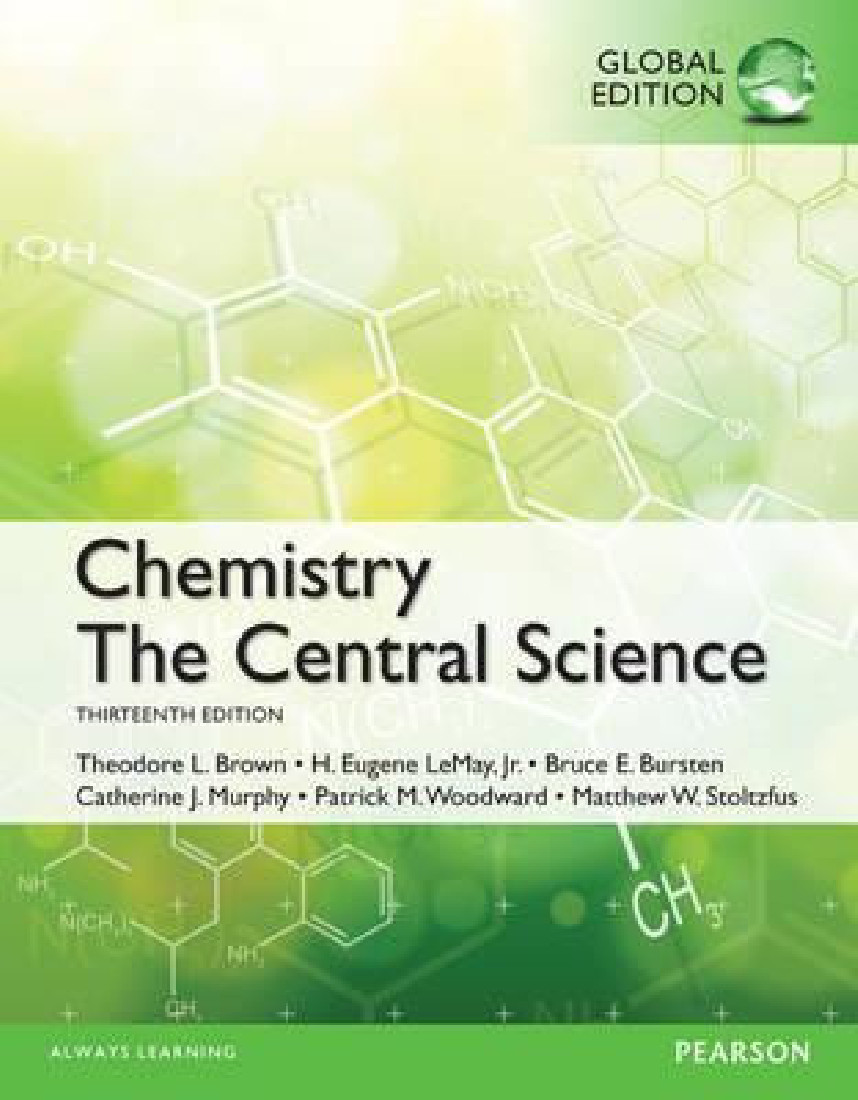 CHEMISTRY: THE CENTRAL SCIENCE 13TH ED PB