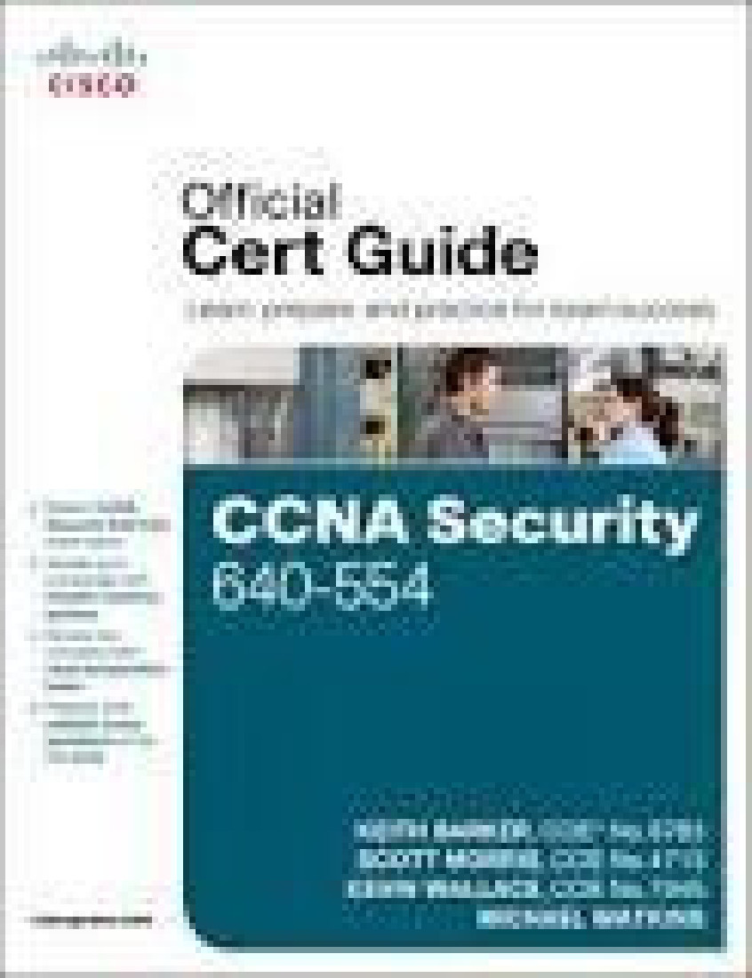 CCNA SECURITY 640-554 OFFICIAL CERT GUIDE HC