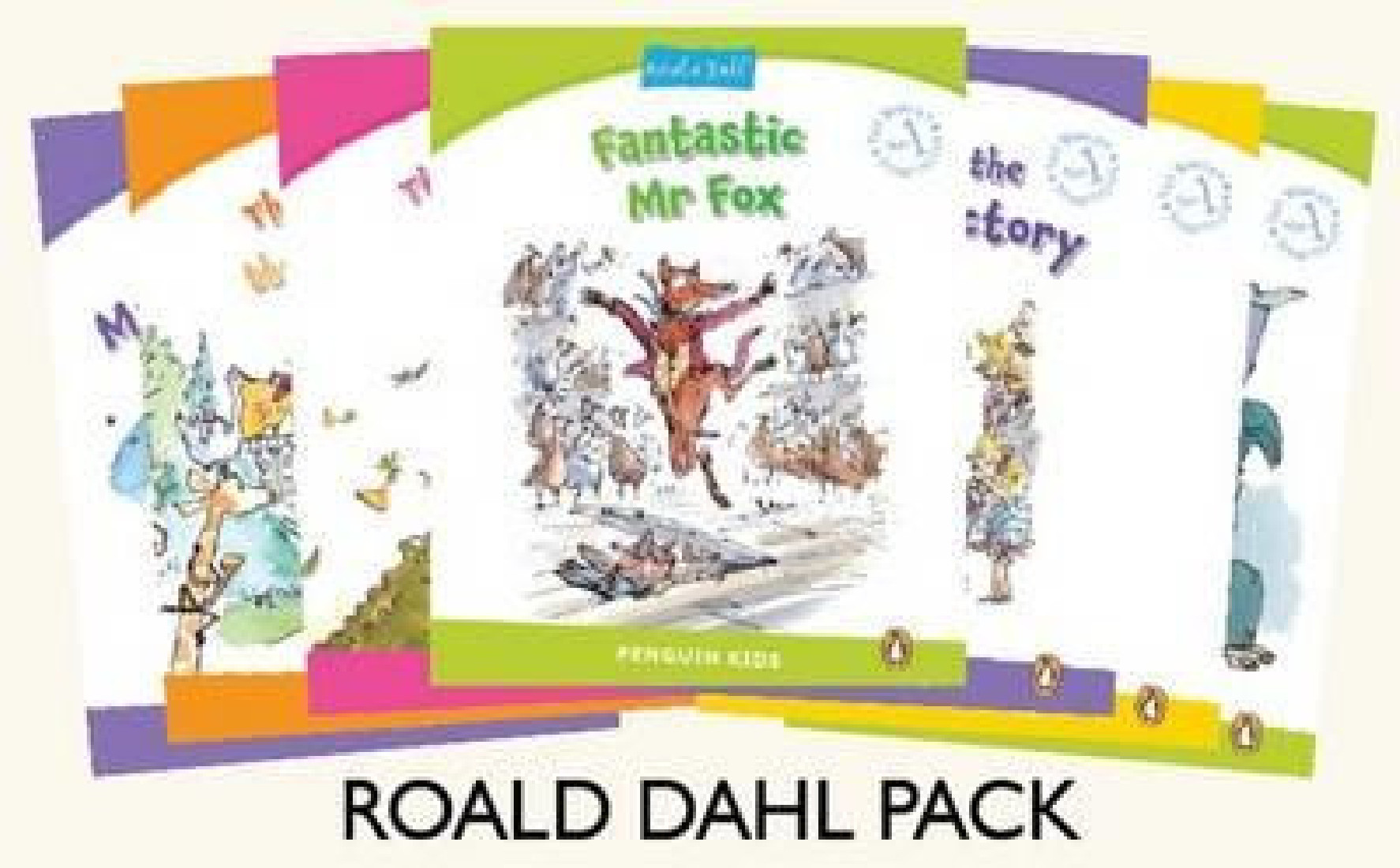 PENGUIN KIDS READER SPECIAL OFFER PACK OF ROALD DAHLS 7 TITLES LEVEL 2-6