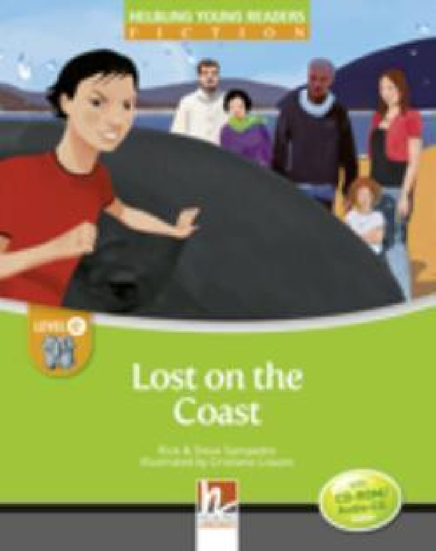 YOUNG READERS LOST ON THE COAST - READER + AUDIO CD / CD-ROM (YOUNG READERS E)