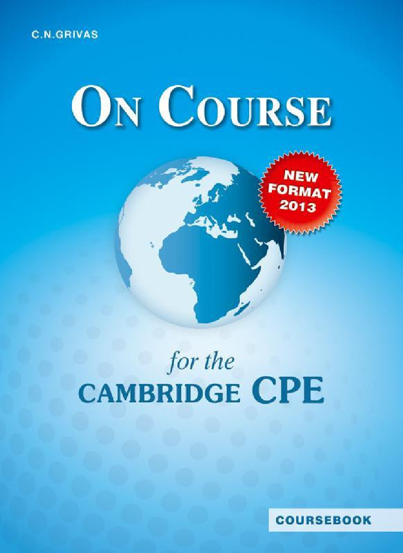 ON COURSE FOR THE CPE STUDENTS BOOK 2013