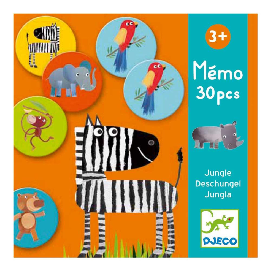 Μέμο Ζωάκια ζούγκλας 30 τεμ. 08159 Djeco