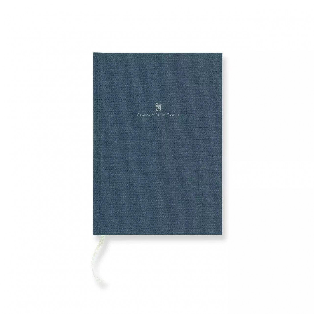Graf Von Faber Castell Linen bound plain notebook A5 blue, 188636