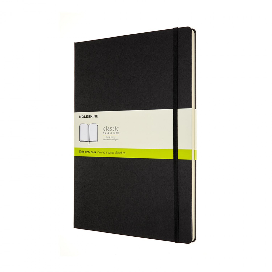 Notebook A4 21x30 Plain Black Hard Cover Moleskine