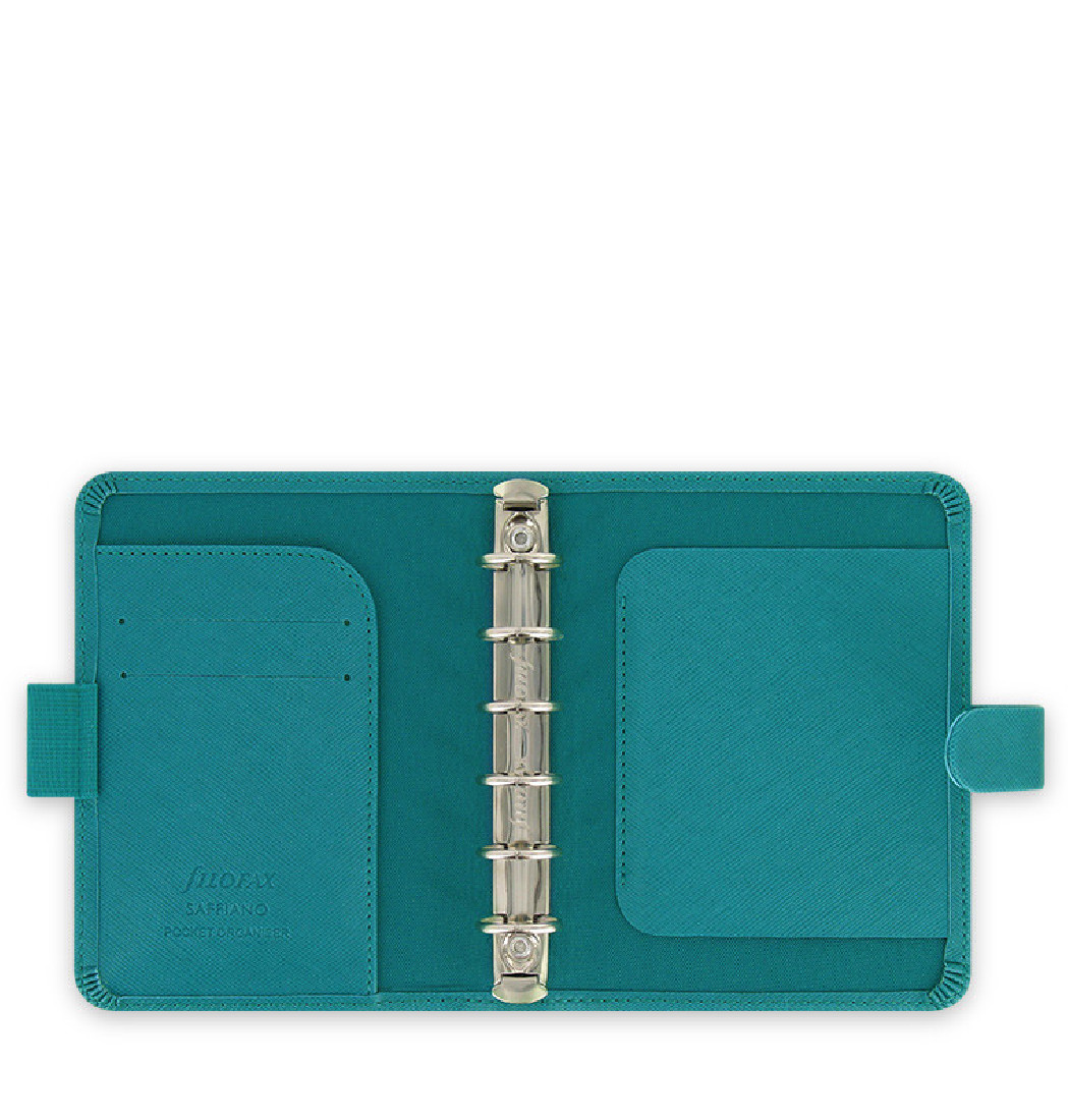 Filofax Organiser Saffiano Pocket Aquamarine 022526