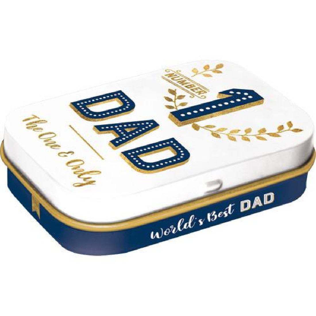 Nostalgic Μεταλλικό κουτάκι με μέντες Word Up Number 1 Dad 81416.
