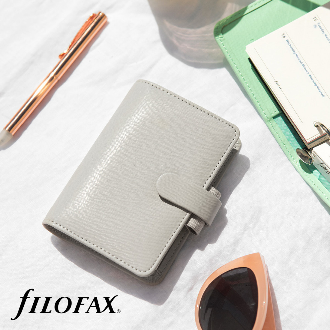 Filofax organiser Personal Saffiano Granite 028805