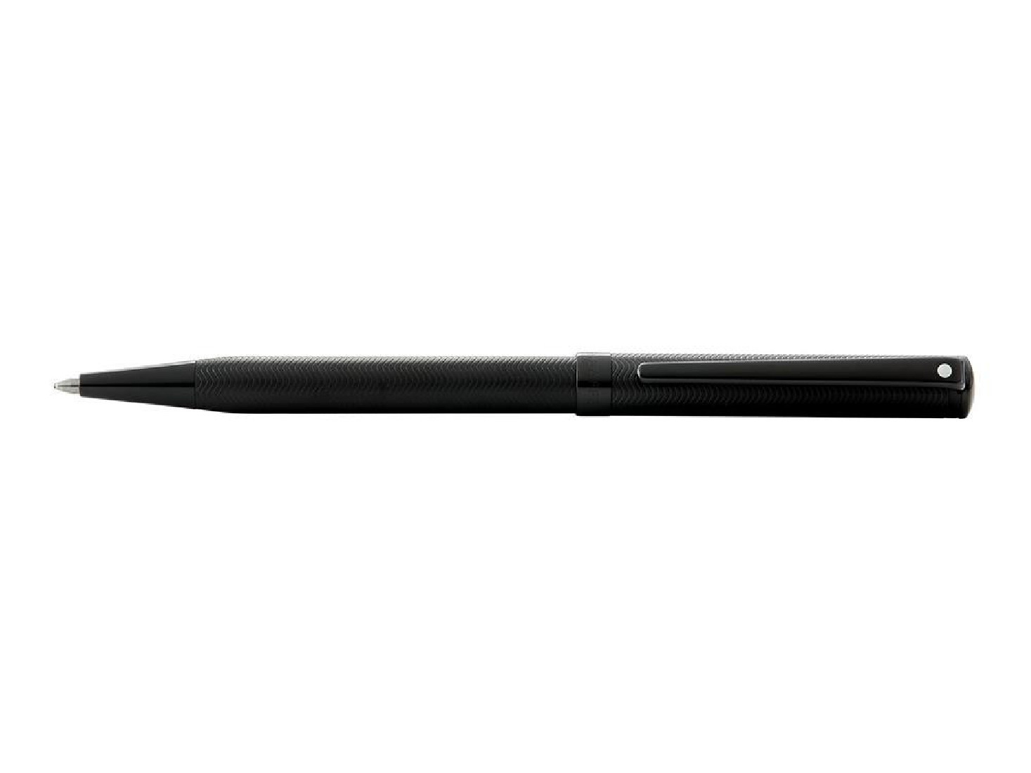 Sheaffer Intensity Engraved Matte Black PVD Ballpoint Pen 9244-2