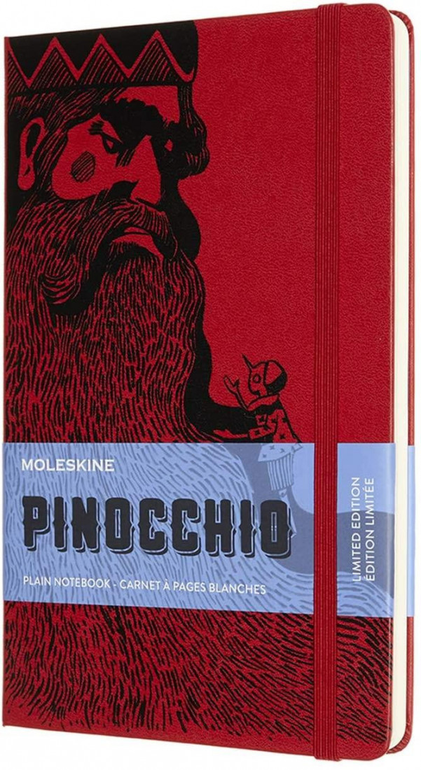 Notebook Large Limited Edition Pinocchio - Mangiafuoco Plain Hard Cover 13x21 Moleskine