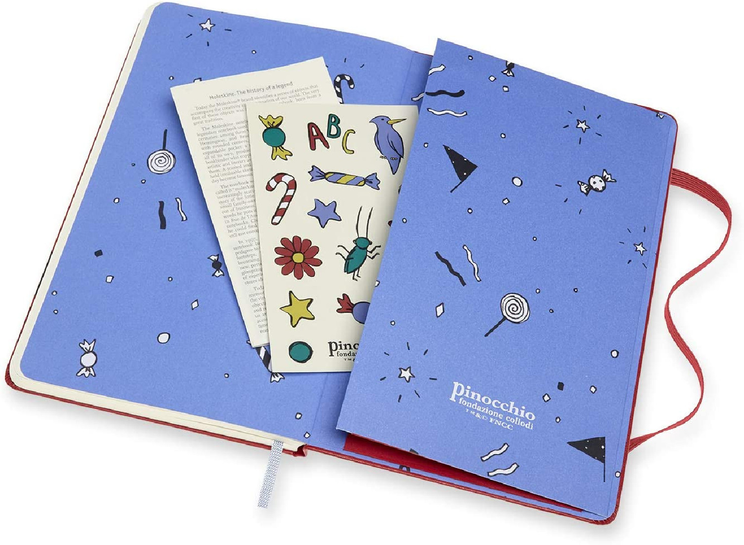 Notebook Large Limited Edition Pinocchio - Mangiafuoco Plain Hard Cover 13x21 Moleskine