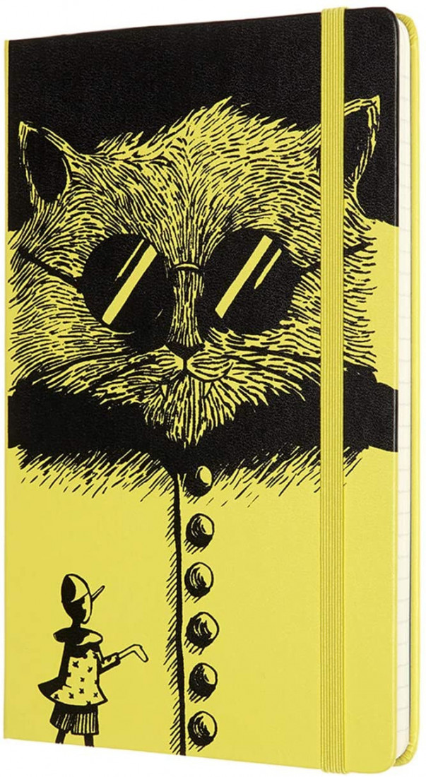 Notebook Large Limited Edition Pinocchio - The Cat Ruled Hard Cover 13x21 Moleskine