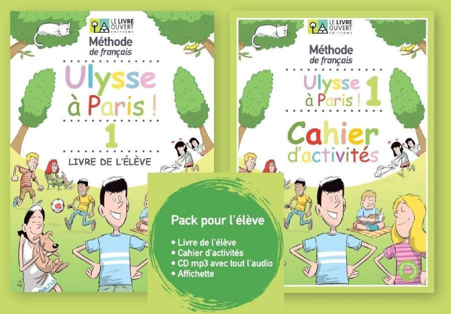 ULYSSE A PARIS 1 PACK ELEVE+CAHIER