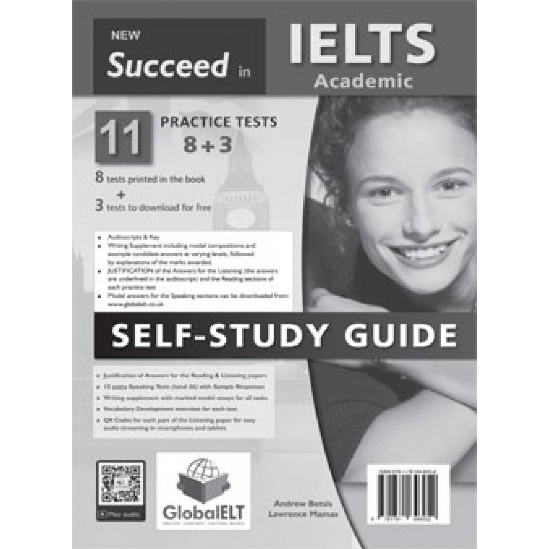 NEW SUCCEED IN IELTS ACADEMIC 11(8+3) PRACTICE TESTS SELF-STUDY