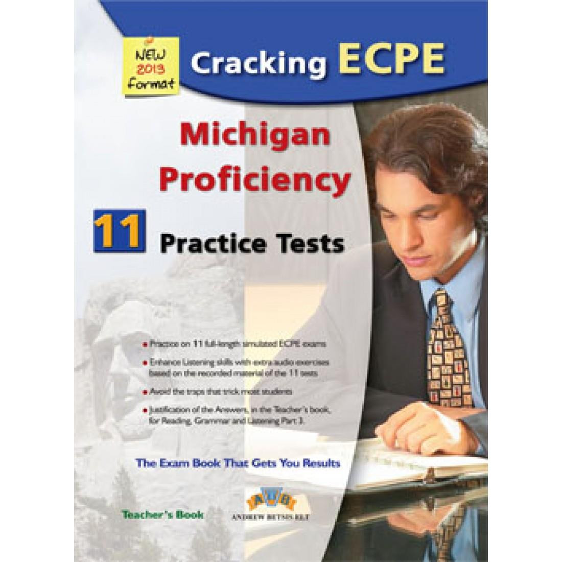 CRACKING MICHIGAN PROFICIENCY 11 PRACTICE TESTS TEACHERS 2013