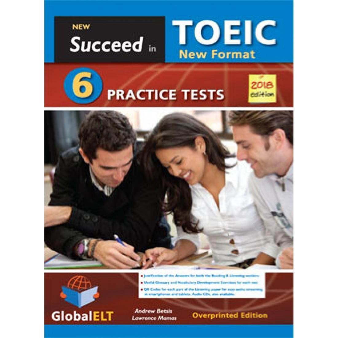 NEW SUCCEED IN TOEIC 6 PRACTICE TESTS TCHRS EDITION 2018