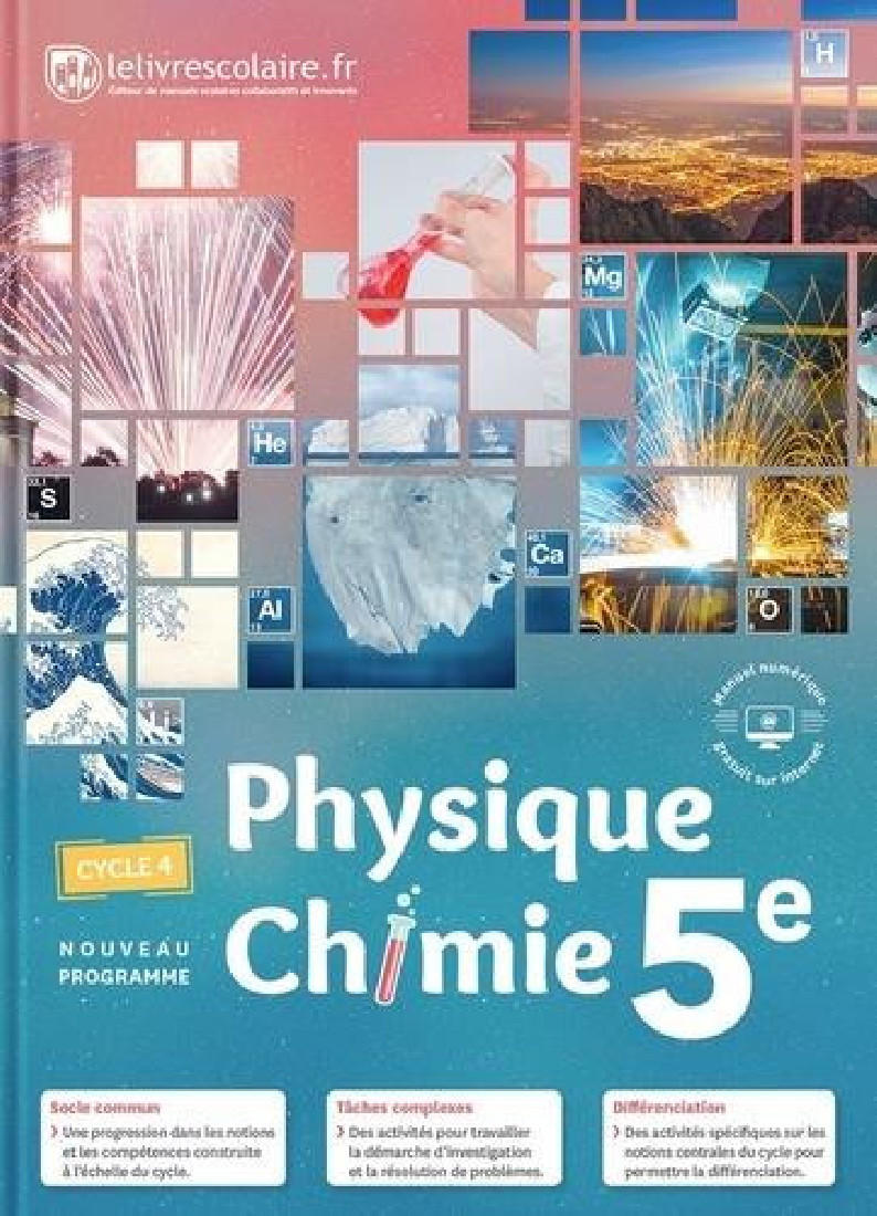 PHYSIQUE-CHIMIE 5E, EDITION 2017 POCHE