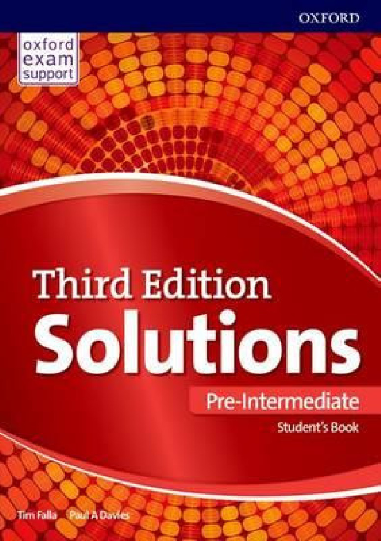 SOLUTIONS PRE-INTERMEDIATE SB 3RD ED