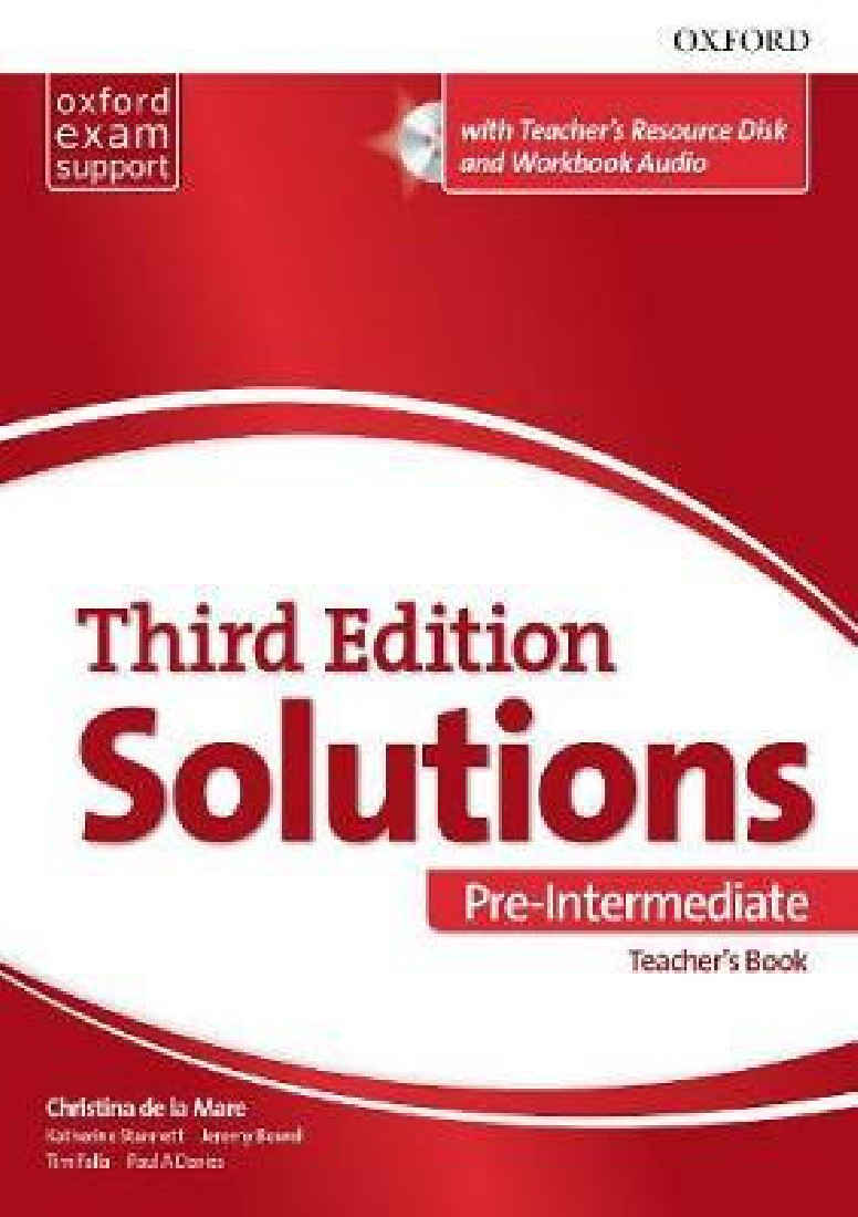 SOLUTIONS PRE-INTERMEDIATE TCHRS (+ CD-ROM) 3RD ED