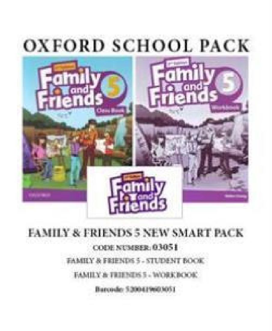 FAMILY AND FRIENDS 5 NEW SMART PACK (SB 2ND ED + WB 2ND ED) - 03051