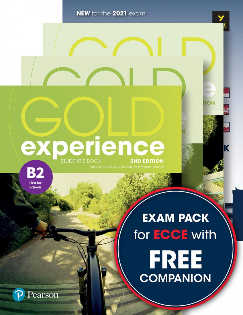 EXAM PACK ECCE: GOLD EXPERIENCE B2 SB WITH APP + WB + COMPANION + YORK EXAM SKILLS FOR ECCE