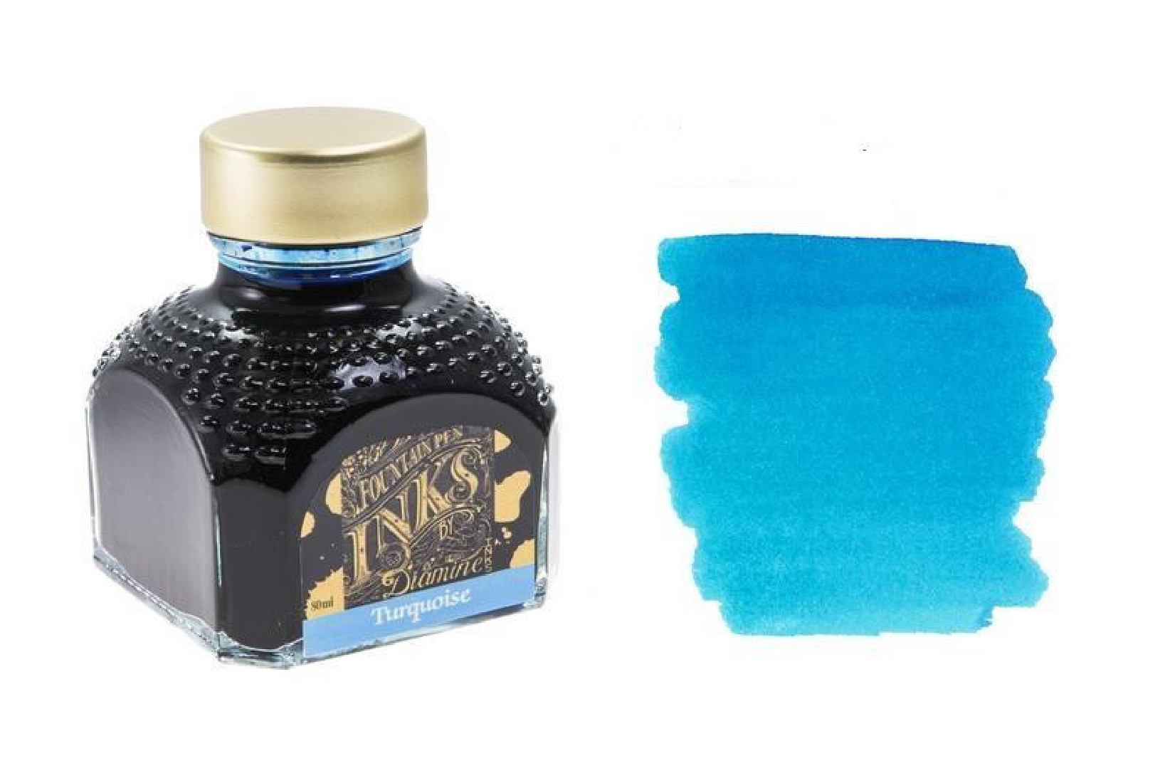 Diamine 80ml Turquoise 004 Fountain pen ink bottle